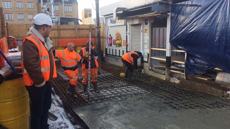 Elstree station extension - 2 Feb New base