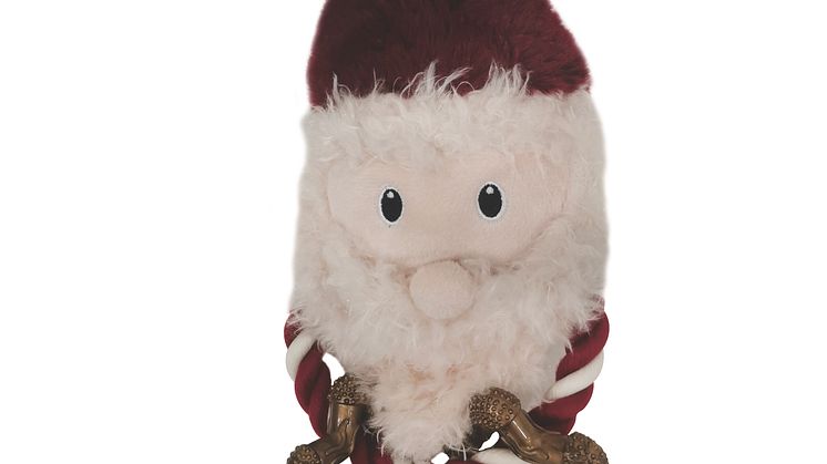 Bark-a-Boo BerryFrost Dog Toy RopeRing Santa and Stars