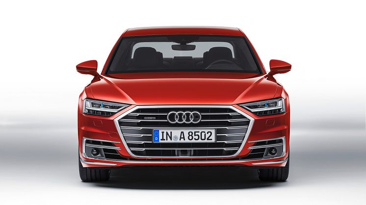 Audi A8 (Volcano Red)