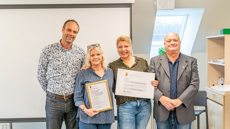 Utdelning kvalitetspris 2022