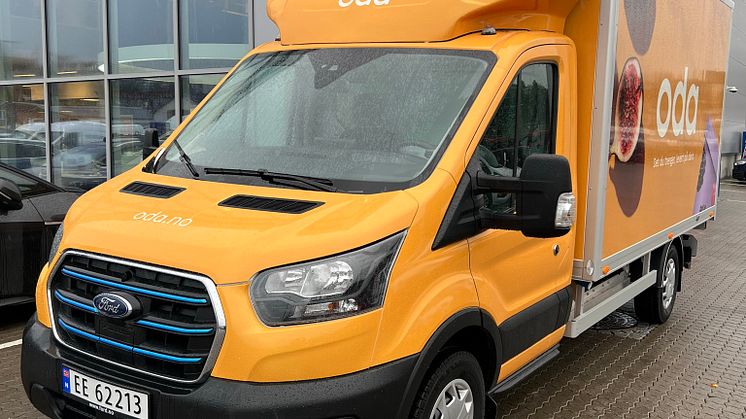 Ford E-Transit skapbil Oda 2022