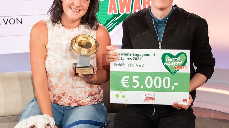 Fressnapf TEA 2021 Tierschutzengagement des Jahres Tierhilfe FELiciTA
