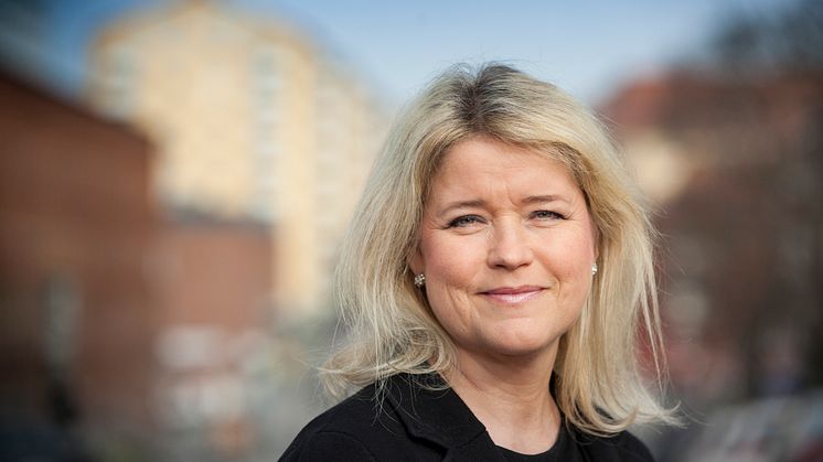 Maria Carvinge, marknadschef på Norrenergi, leder Prisdialogen-samtalen.