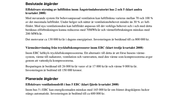 Energiåtgärder