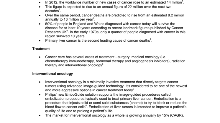 Philips expands interventional oncology portfolio with EmboGuide to see, reach and treat tumor lesions