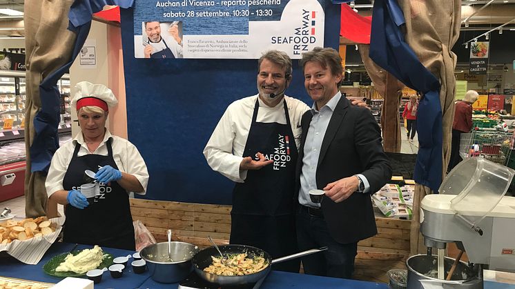 Tørrfiskdemo i butikk