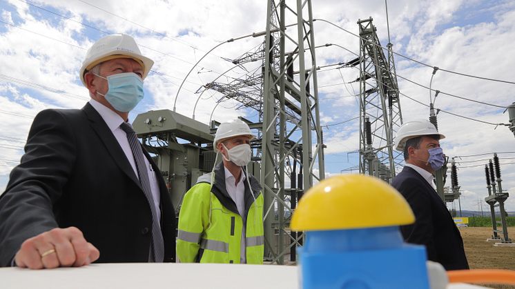 Inbetriebnahme Umspannwerk Unterhaid
