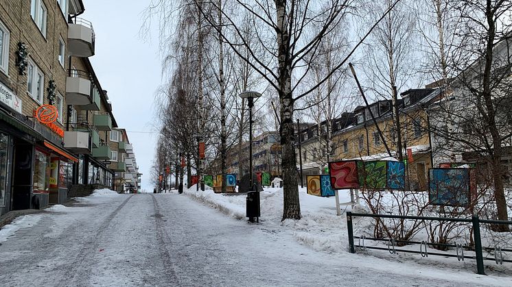 Tillsammans med medborgarna och näringslivet ska planerna för den framtida Uddmansgatan och dess innehåll ta form. Foto: Emelie Nyberg