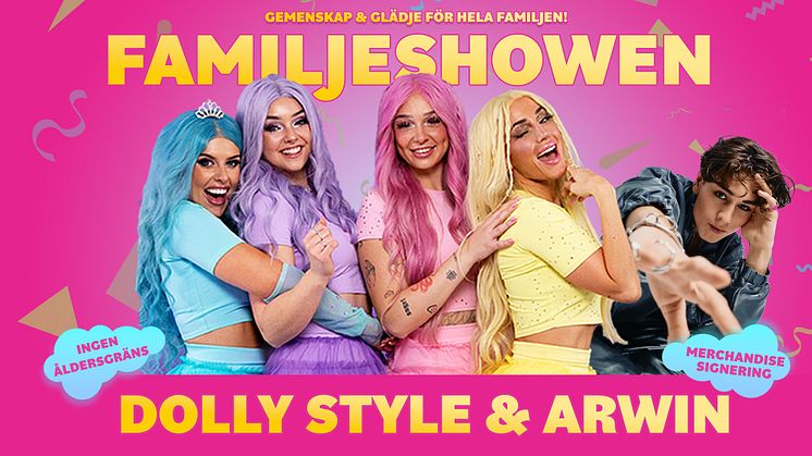 Nu är det klart – Dolly Style & Arwin intar Sundsvall och Gävle våren 2025!