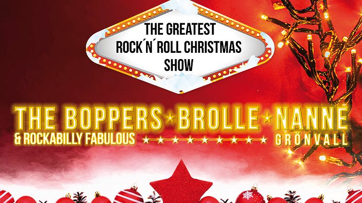 Förra årets dundersuccé The Greatest Rock´n Roll Christmas Show på Sverigeturne, är tillbaka!!!