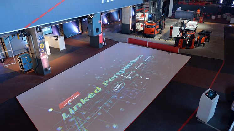 Linde visade upp sina automatiserade truckar
