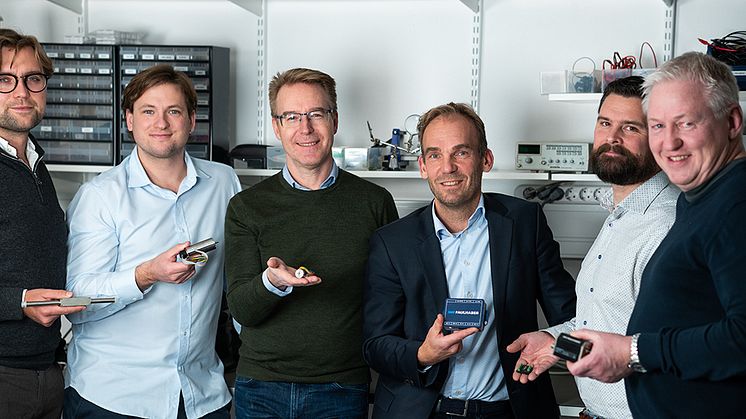 Compotechs Johan Bergnäs, Tobias Åkerlind, Pelle Almgren, Jim Franzén, Robert Aperia och Krister Larsson