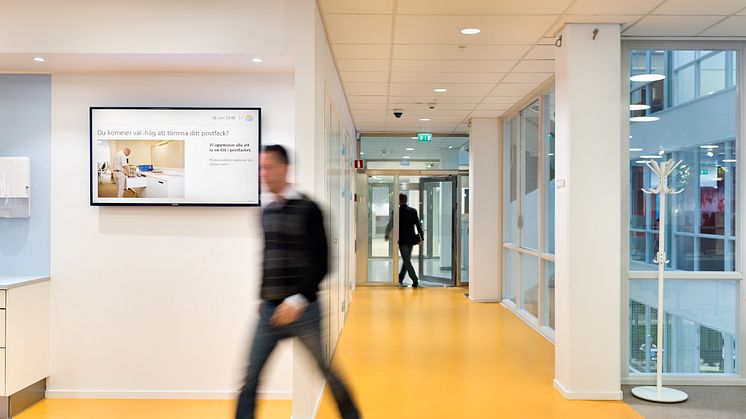 Cygate utrustar Swedbanks bankkontor med digital skyltning 