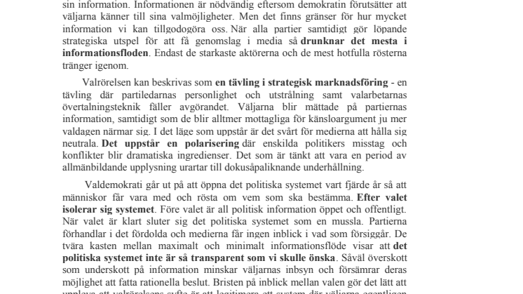 Kritik av valdemokratin