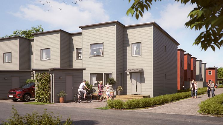 BoKlok Lotsen Luleå Gammelstad gata