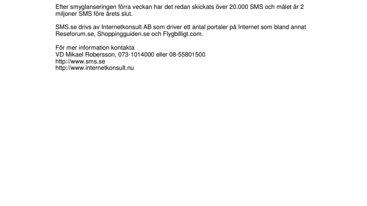 Skicka gratis SMS-meddelanden från Internet