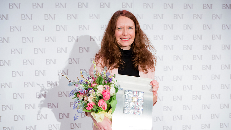 Jessica Stark, CEO och medgrundare av SUP46 är Årets Affärsnätverkare 2016. Foto: Björn Dahlin