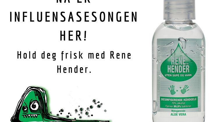 Nå er influensasesongen her! 