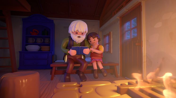 Heidi und Alm-Öhi im Special Heidi: Der Frühling ist da