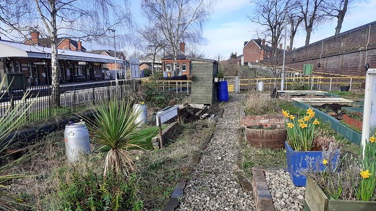 One of the projects taken on by the Worcestershire Community Rail Partnership