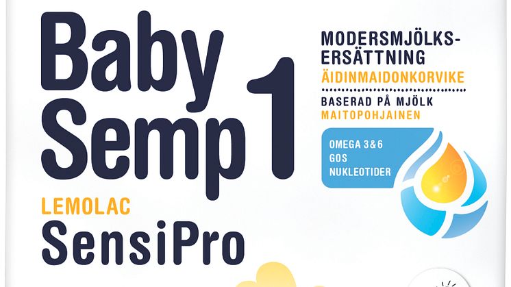 Semper återkallar BabySemp1 Lemolac SensiPro