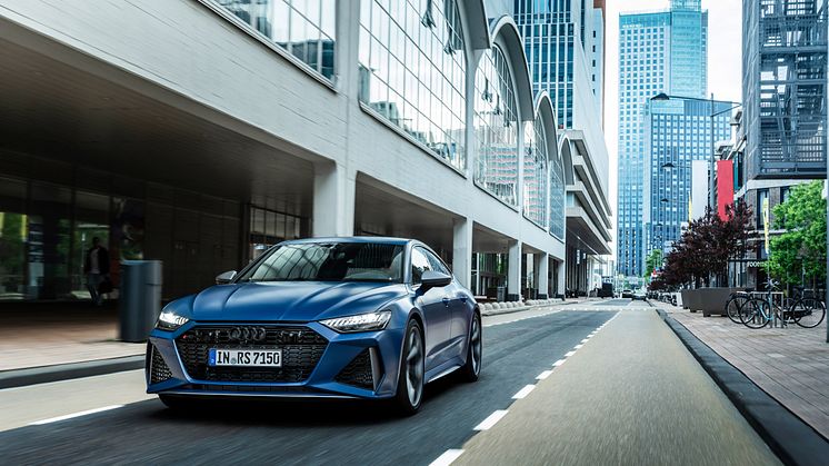 Audi RS 7 Sportback performance (Ascariblå mat)