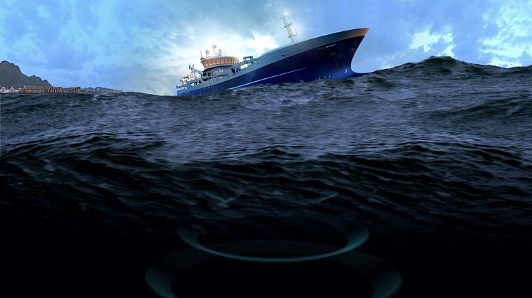 New K-Sim® Fishery will enable navigation, fish-finding and catching training improving safety and sustainability within the fishing industry. Image illustrates Simrad omni-sonar, which features in the simulator