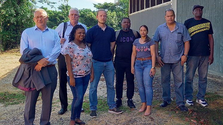Client staff together with colleagues from the GAF consortium during the first project assessment mission. ©GAF AG