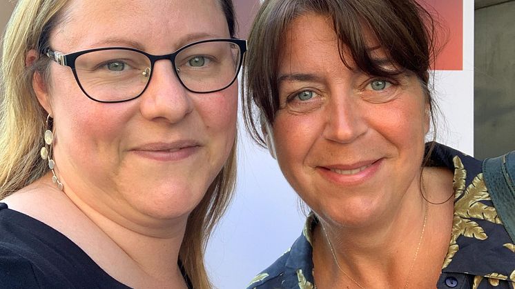 Anna Bergkvist, ordförande och Katarina Nydahl, verksamhetsledare