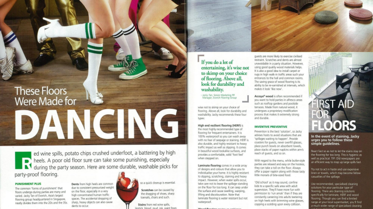"Party-Proof" Flooring Options in Singapore