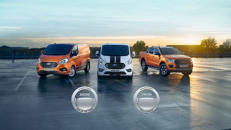 ​Fordille tuplavoitto International Van of the Year- ja International Pick-Up Award -kisoissa