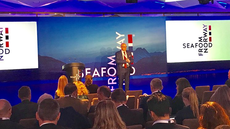 Rekordmange deltok på "UK-Norwegian Seafood Summit" i London (Foto: Norges sjømatråd)