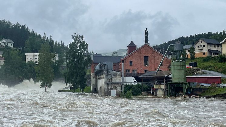 Mye regn har ført til mye problemer for mange dette døgnet_Illustrasjonsbilde, Foto Gjensidige