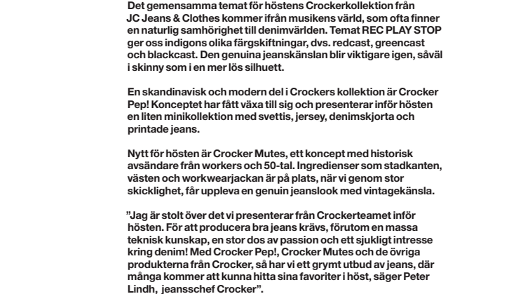 Crocker Jeans hösten 2010