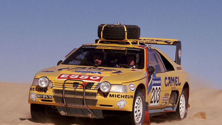 Peugeot återvänder till Dakarrallyt efter 25 år - Peugeot 405 T16 Grand Raid