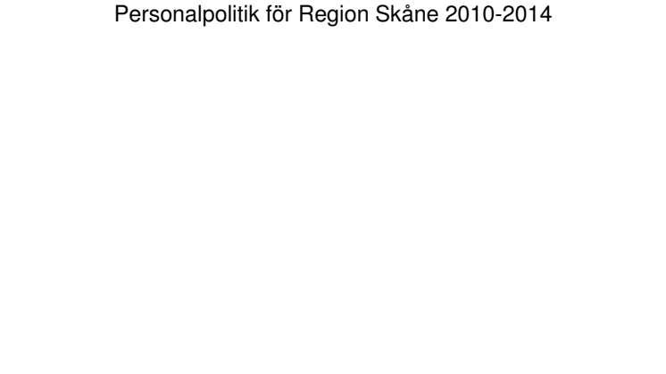 Personalpolitiska programmet 2010-2014