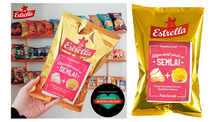 Estrellas semmelchips går inte att köpa i butik. Endast ett fåtal påsar har gjorts under 2020 och 2021.