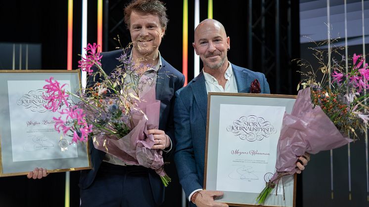 Staffan Lindberg och Magnus Wennman, foto Felix Palmqvist