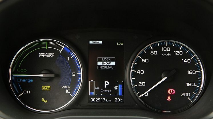 Outlander PHEV 2019 interiør
