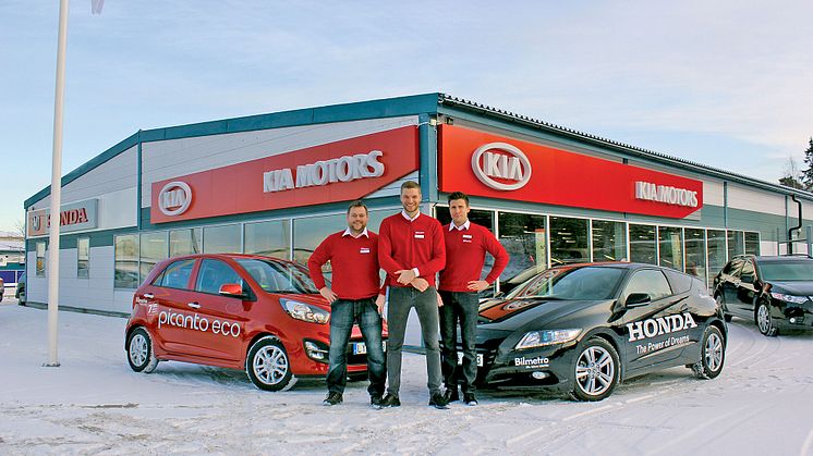 Bilmetro Gävle storsatsar på Honda och KIA 