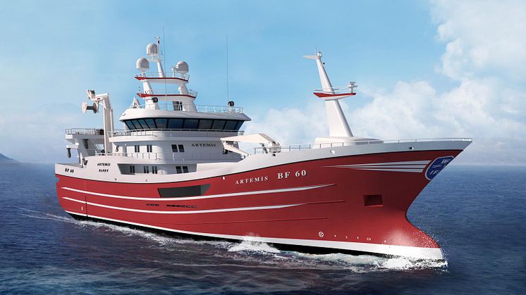 'Artemis' will be equipped with a selection of advanced SIMRAD sonar equipment 