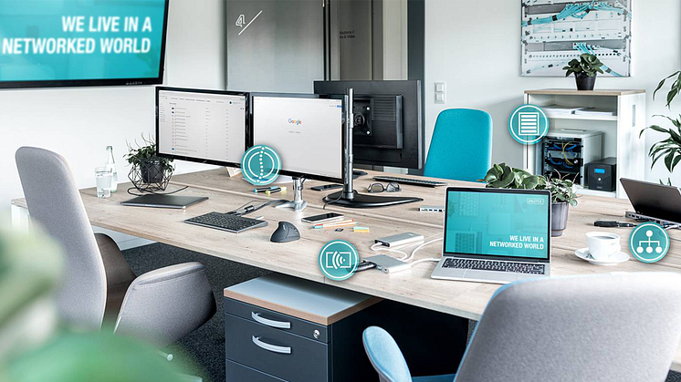 Digitus tilfører en alsidig produktportoføje til Conrads Digital Workspace-kampagne. Fotokilde: Assmann