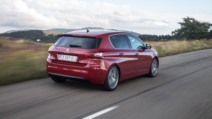 Sverigepremiär nya Peugeot 308_bak