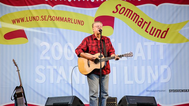 Publikrekord på Wiehe-konsert i Lunds stadspark