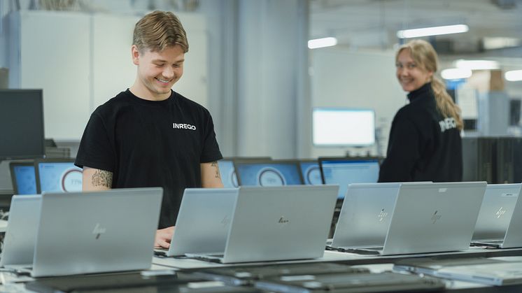 Inregos cirkulära fabrik i Täby
