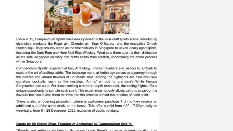 Annex A - Discovering the Best of Singapore Brands