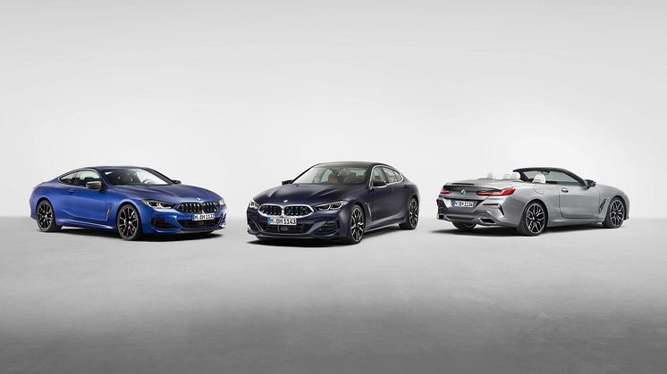 BMW 8-serie Coupé, BMW 8-serie Gran Coupé og BMW 8-serie Cabriolet