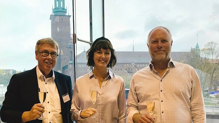 René Hoekstra, Alliances Sales Executive Benelux and Nordics, Stibo Systems, Anna Enarsson, Marketing Manager, Nexer Data Management, and Gunnar Schønfeldt, Sales Director Nordics, Nexer Data Management