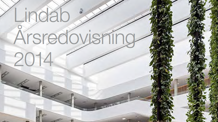 Lindabs årsrapport for 2014 er nå ute