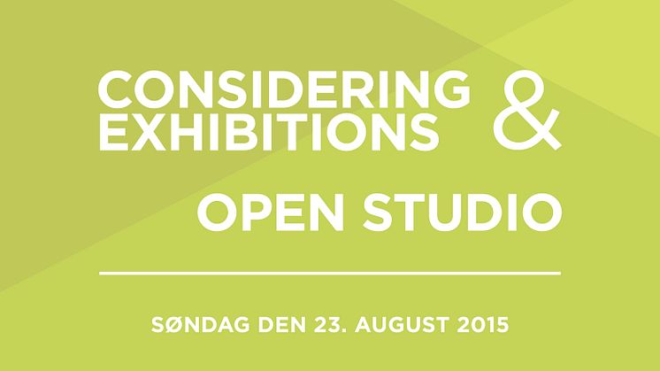 Bikubenfonden inviterer til symposium om udstillinger samt open studio